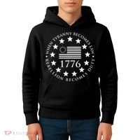 When tyranny becomes law rebellion becomes duty Kids Hoodie thumb 4
