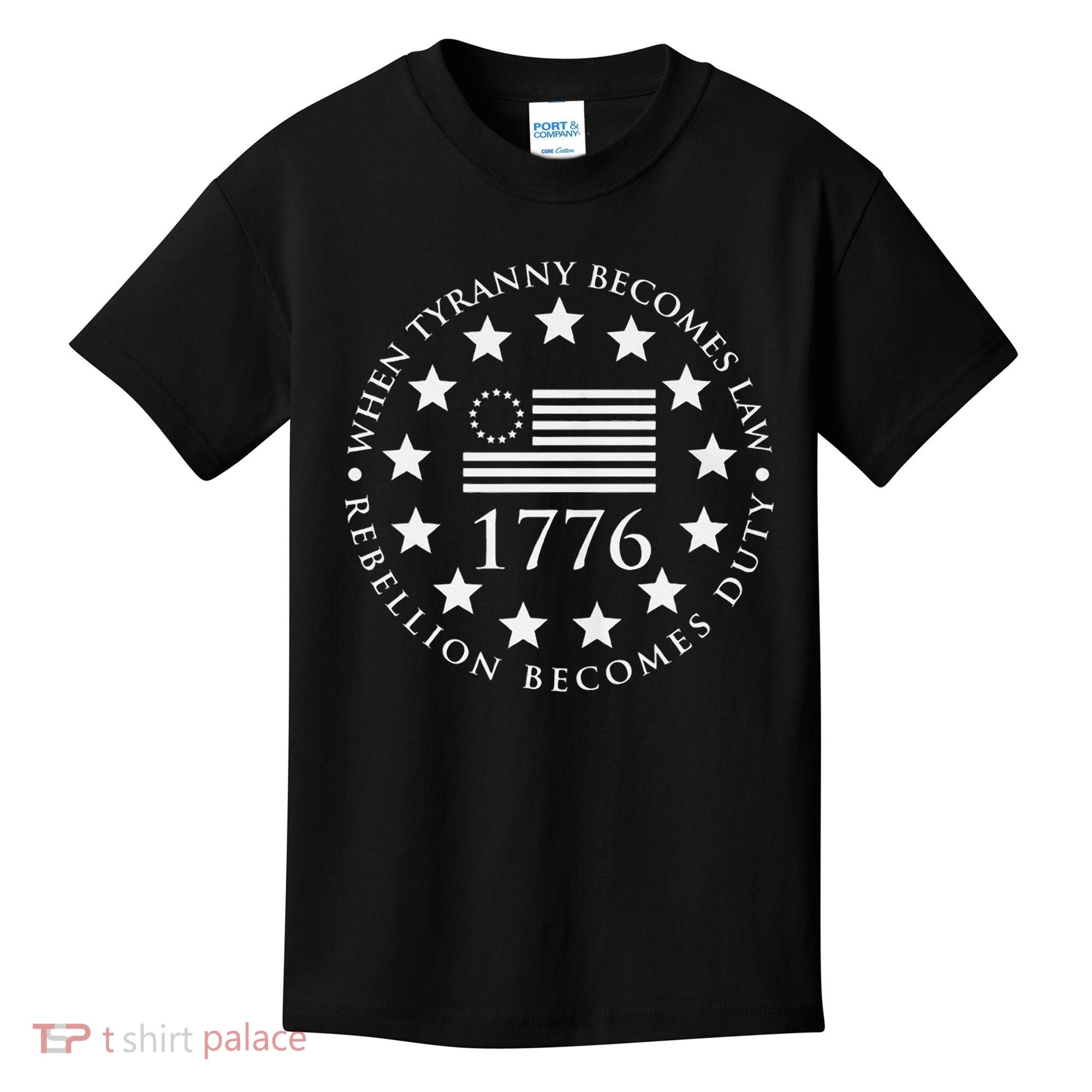 When tyranny becomes law rebellion becomes duty Kids T-Shirt