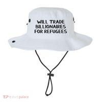 Will Trade Billionaires For Refugees Bucket Hat thumb 0