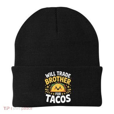 Will Trade Brother For Tacos Funny Cinco De Mayo Mexican Beanie