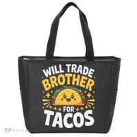 Will Trade Brother For Tacos Funny Cinco De Mayo Mexican Tote Bag thumb 0
