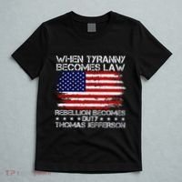 When Tyranny Becomes Law Rebellion Becomes Duty Patriotic T-Shirt thumb 5