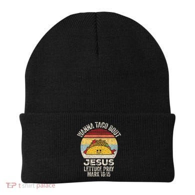 Wanna Taco Bout Jesus Cinco De Mayo Christian Beanie