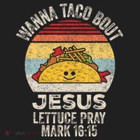 Wanna Taco Bout Jesus Cinco De Mayo Christian Golf Towel thumb 3