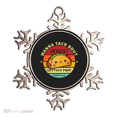 Wanna Taco Bout Jesus Cinco De Mayo Pun Christian Ornament