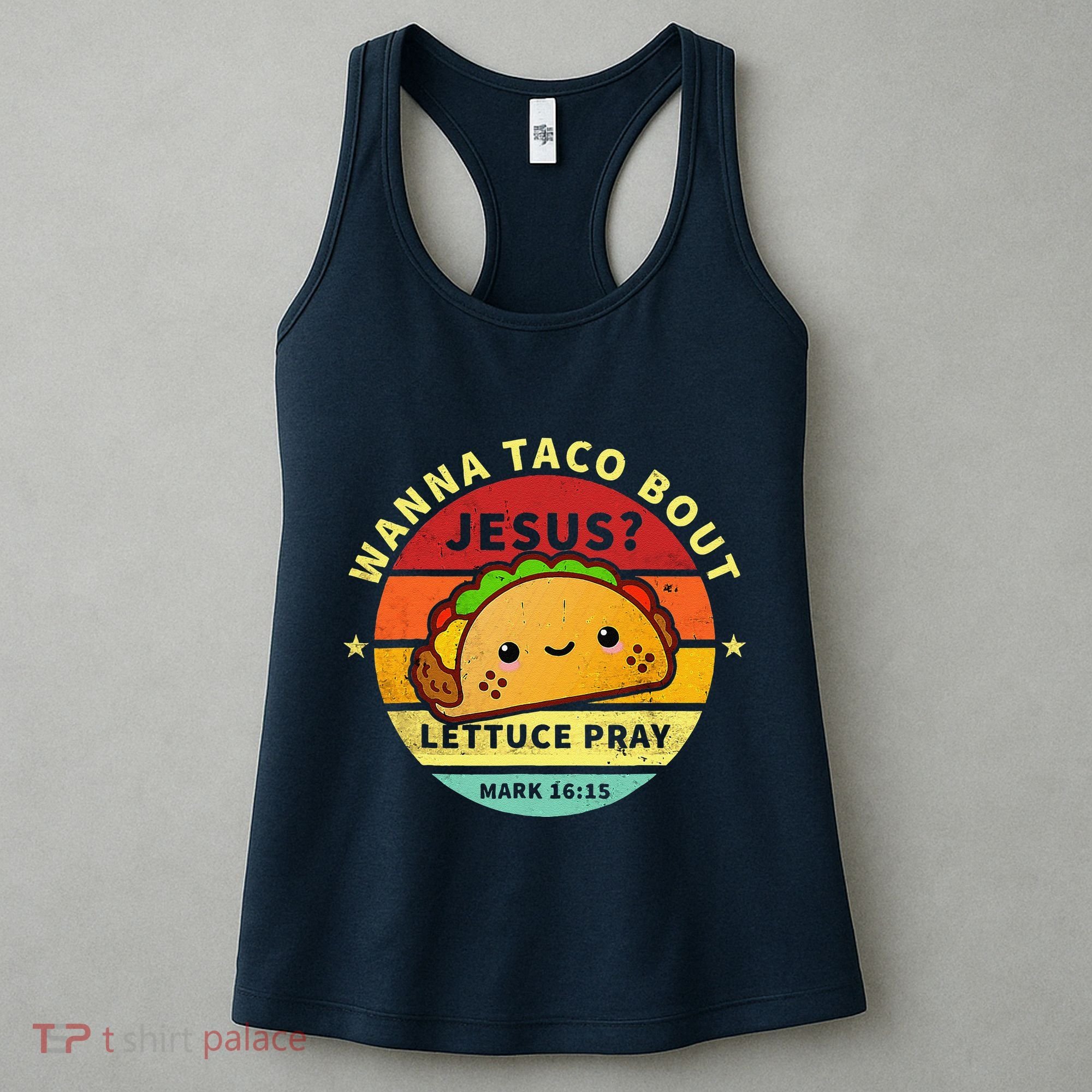Wanna Taco Bout Jesus Cinco De Mayo Pun Christian Women's Tank Top