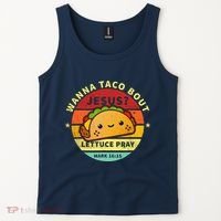 Wanna Taco Bout Jesus Cinco De Mayo Pun Christian Tank Top thumb 2