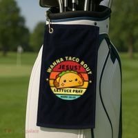 Wanna Taco Bout Jesus Cinco De Mayo Pun Christian Golf Towel thumb 2