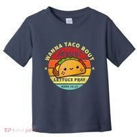 Wanna Taco Bout Jesus Cinco De Mayo Pun Christian Toddler T-Shirt thumb 0