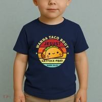 Wanna Taco Bout Jesus Cinco De Mayo Pun Christian Toddler T-Shirt thumb 2
