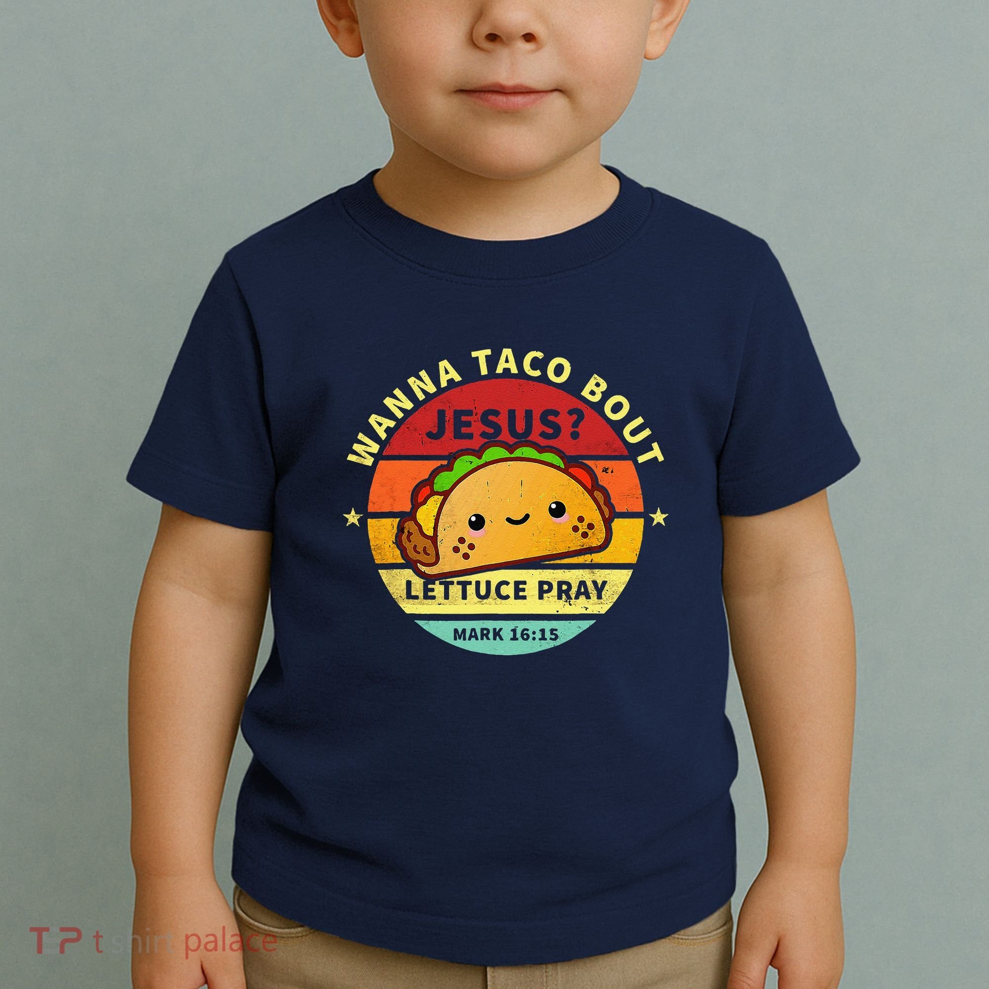 Wanna Taco Bout Jesus Cinco De Mayo Pun Christian Toddler T-Shirt