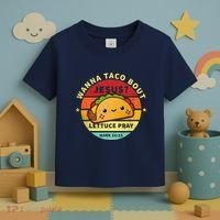Wanna Taco Bout Jesus Cinco De Mayo Pun Christian Toddler T-Shirt thumb 3