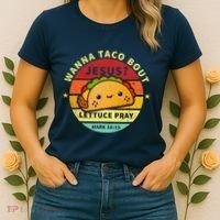 Wanna Taco Bout Jesus Cinco De Mayo Pun Christian Women's T-Shirt thumb 2