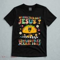 Wanna Taco Bout Jesus Cinco De Mayo Tacos Mexican Christian T-Shirt thumb 5