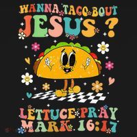Wanna Taco Bout Jesus Cinco De Mayo Tacos Mexican Christian Mousepad thumb 1