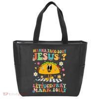 Wanna Taco Bout Jesus Cinco De Mayo Tacos Mexican Christian Tote Bag thumb 0