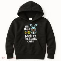 Will Trade Brother For Easter Candy Funny Family Kids Hoodie thumb 0