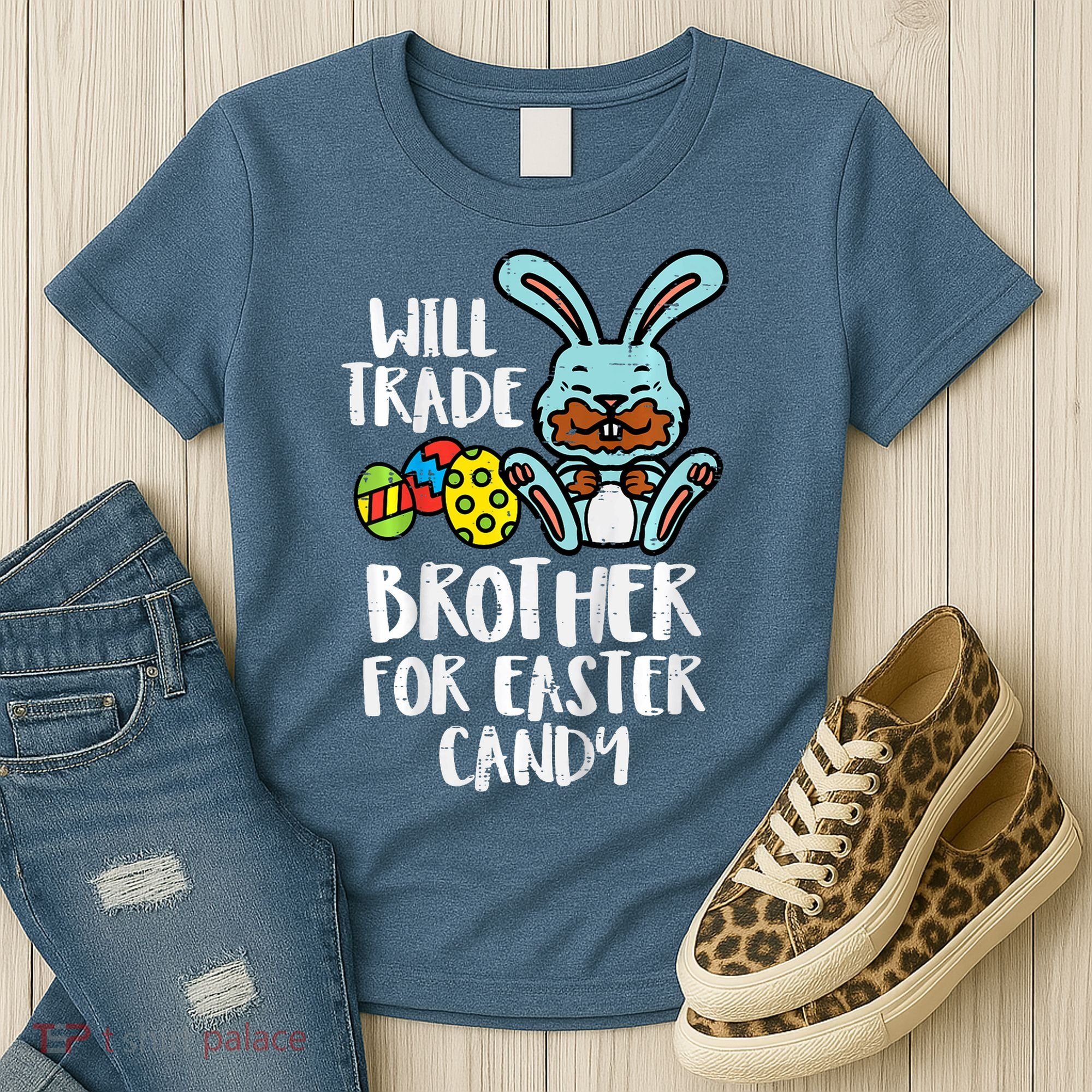 Will Trade Brother For Easter Candy Funny Family Women's T-Shirt
