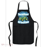 Will Trade Brother For Tractor Funny Apron thumb 0