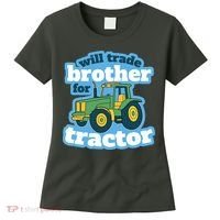 Will Trade Brother For Tractor Funny Women's T-Shirt thumb 0