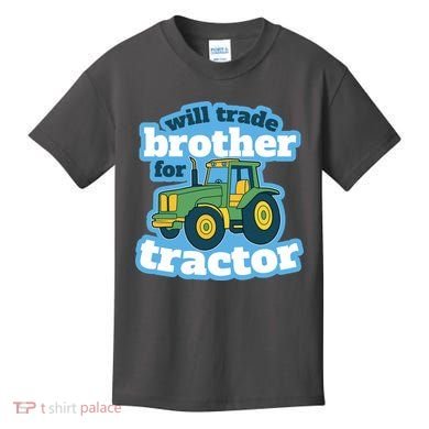 Will Trade Brother For Tractor Funny Kids T-Shirt