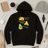 Wanna Taco Bout It Nacho Problem! Funny Avocado Food Pun Hoodie thumb 3