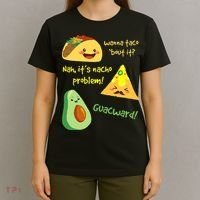 Wanna Taco Bout It Nacho Problem! Funny Avocado Food Pun T-Shirt thumb 4