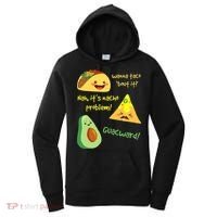 Wanna Taco Bout It Nacho Problem! Funny Avocado Food Pun Women's Hoodie thumb 0