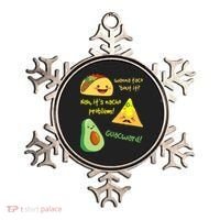 Wanna Taco Bout It Nacho Problem! Funny Avocado Food Pun Ornament thumb 0