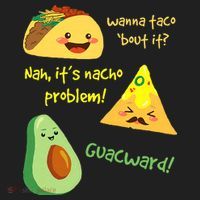Wanna Taco Bout It Nacho Problem! Funny Avocado Food Pun Hat thumb 2