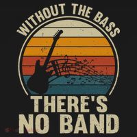 Without The Bass ThereS No Band Bass Guitar Lover Women's Hoodie thumb 2