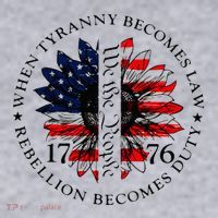 When Tyranny Becomes Law Rebellion Becomes Duty Women's Sweatshirt thumb 2