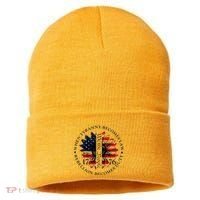 When Tyranny Becomes Law Rebellion Becomes Duty Sustainable Knit Beanie thumb 0