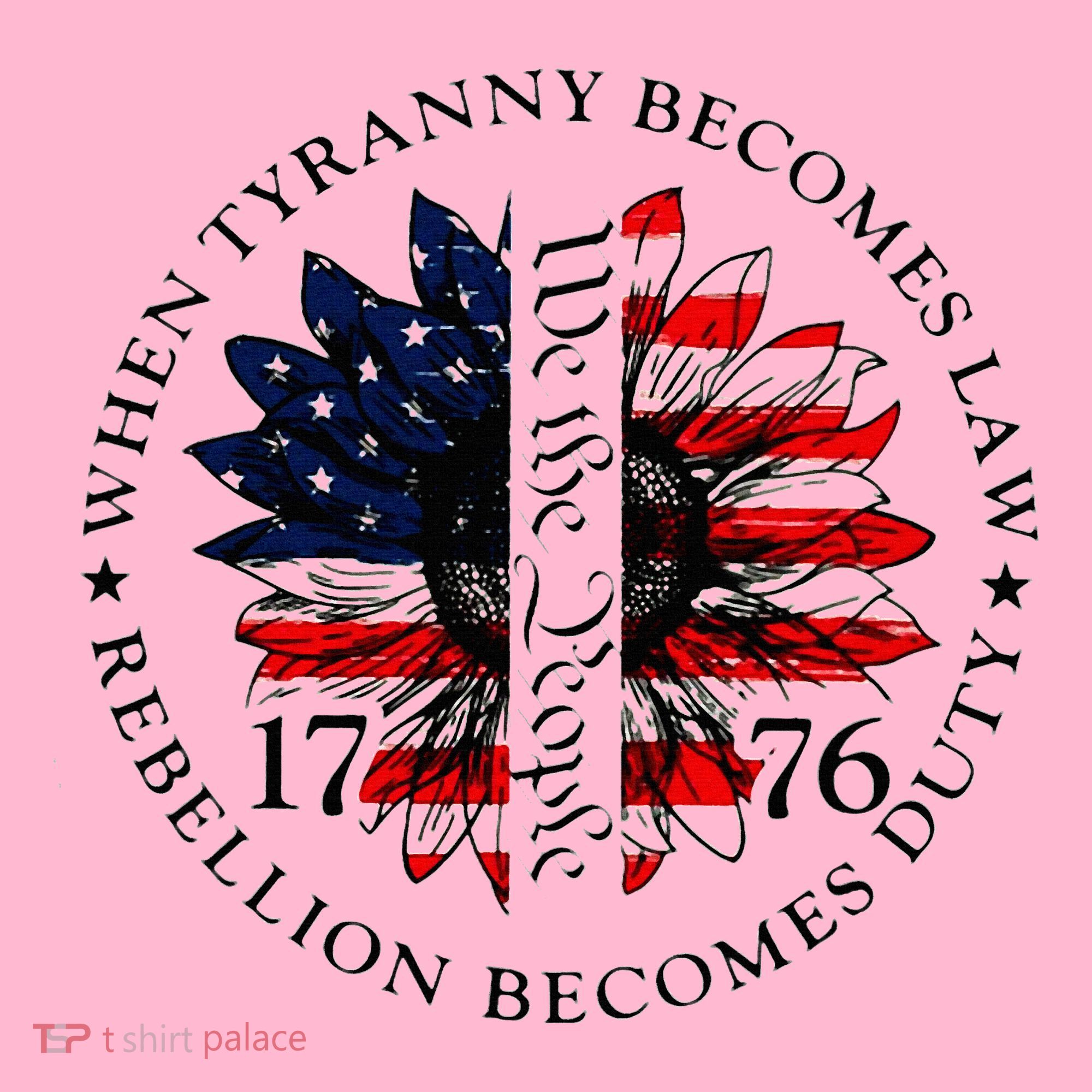 When Tyranny Becomes Law Rebellion Becomes Duty Coaster