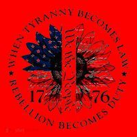 When Tyranny Becomes Law Rebellion Becomes Duty Santa Hat thumb 1