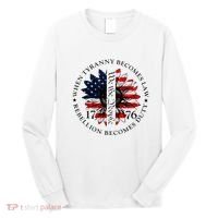 When Tyranny Becomes Law Rebellion Becomes Duty Long Sleeve Shirt thumb 0