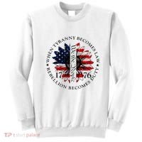 When Tyranny Becomes Law Rebellion Becomes Duty Sweatshirt thumb 0