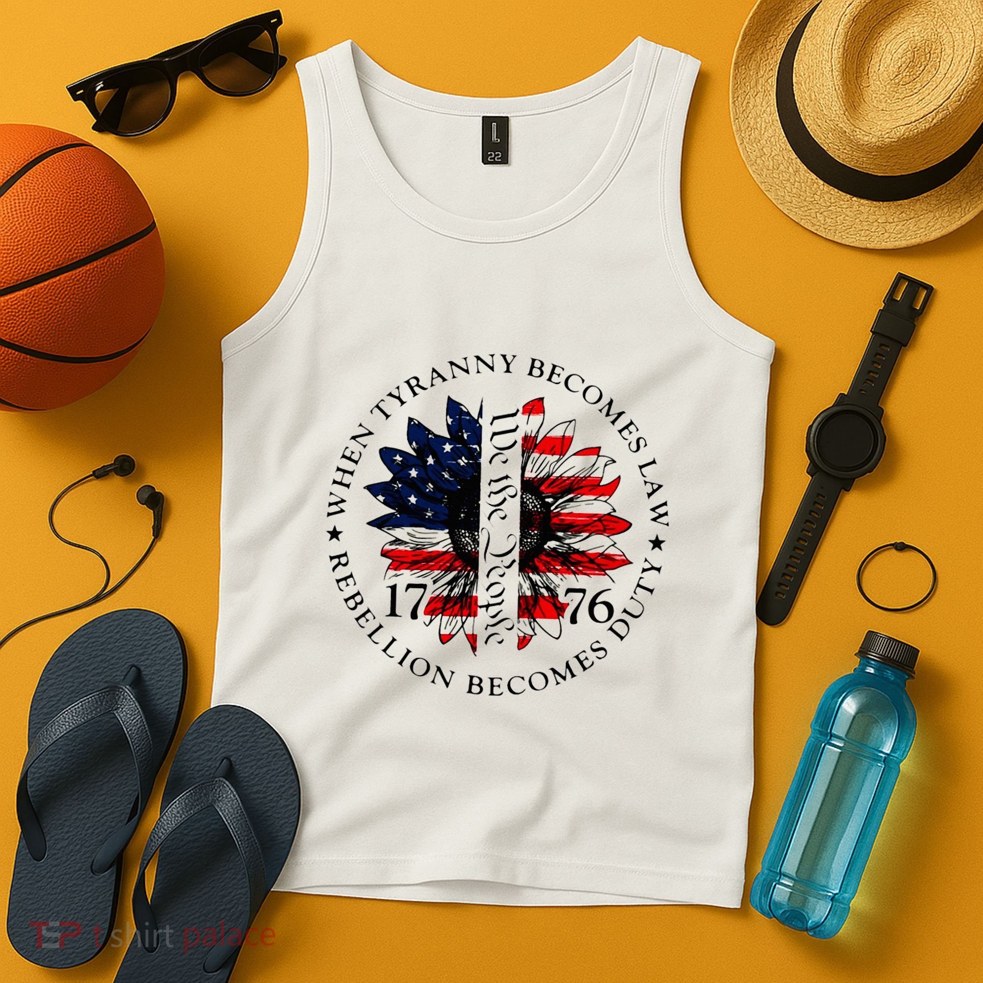 When Tyranny Becomes Law Rebellion Becomes Duty Tank Top