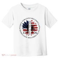 When Tyranny Becomes Law Rebellion Becomes Duty Toddler T-Shirt thumb 0