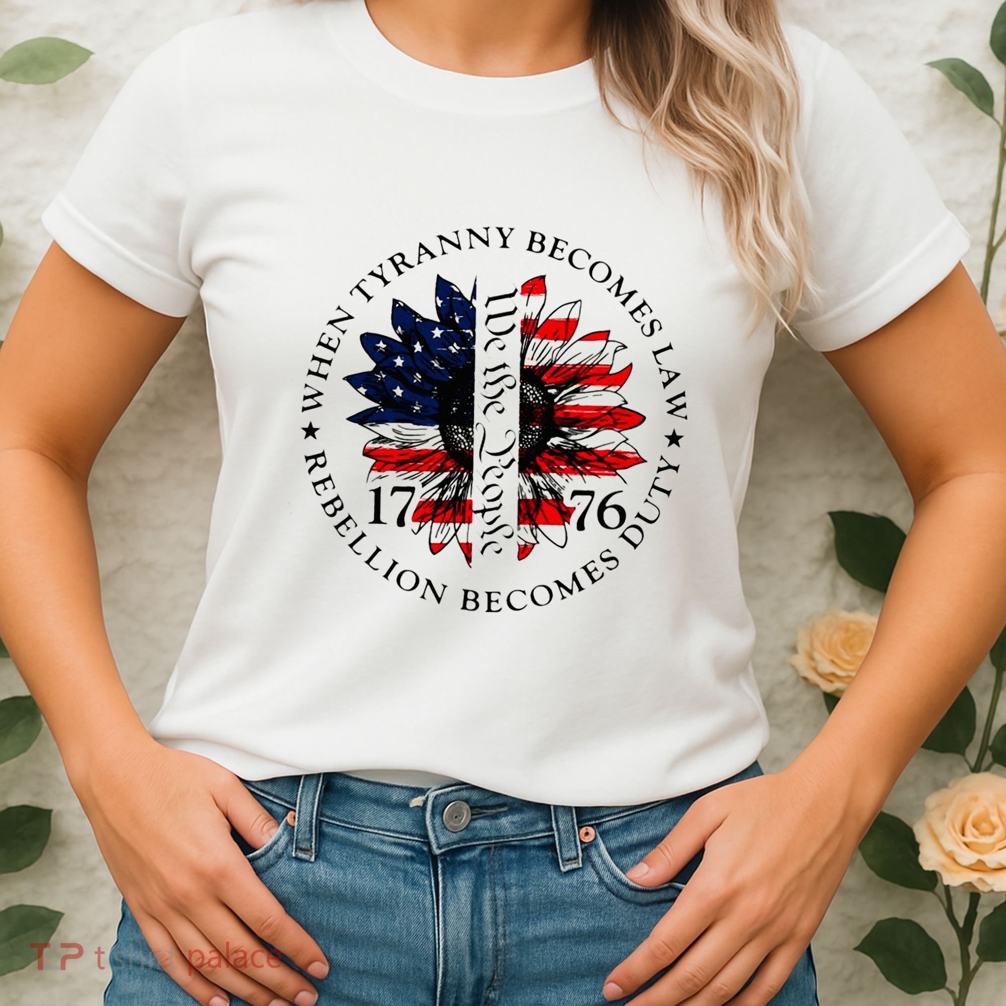 When Tyranny Becomes Law Rebellion Becomes Duty Women's T-Shirt