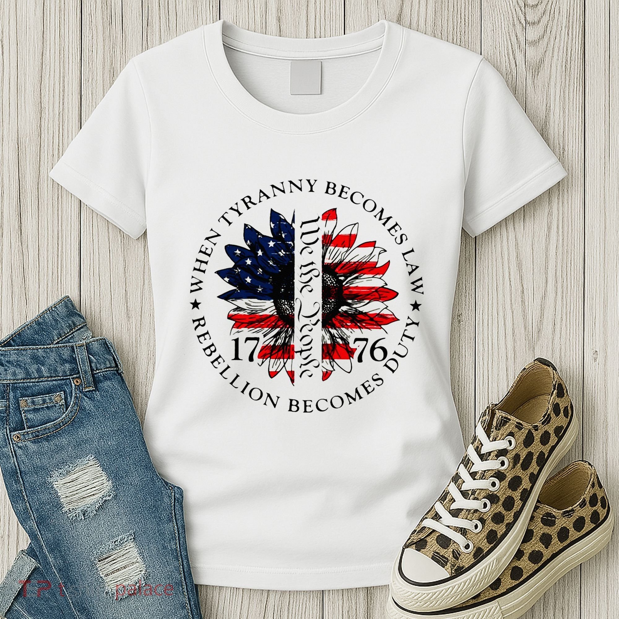 When Tyranny Becomes Law Rebellion Becomes Duty Women's T-Shirt