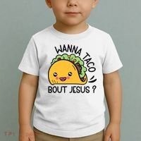 Wanna Taco Bout Jesus Toddler T-Shirt thumb 2