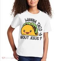 Wanna Taco Bout Jesus Kids T-Shirt thumb 2