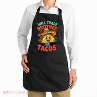 Will Trade Brother For Tacos Apron thumb 2