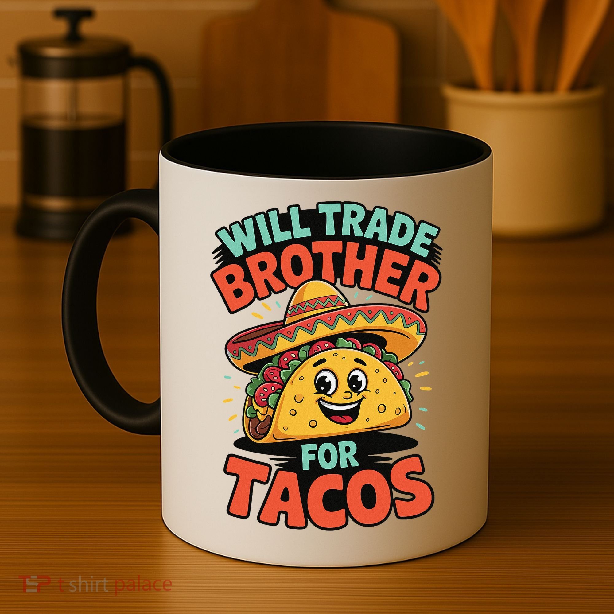Will Trade Brother For Tacos Coffee Mug