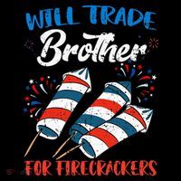 Will Trade Brother For Firecrackers 4th Of July Tank Top thumb 6
