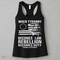 When Tyranny Becomes Law Rebellion Becomes Duty 1776 Women's Tank Top thumb 3
