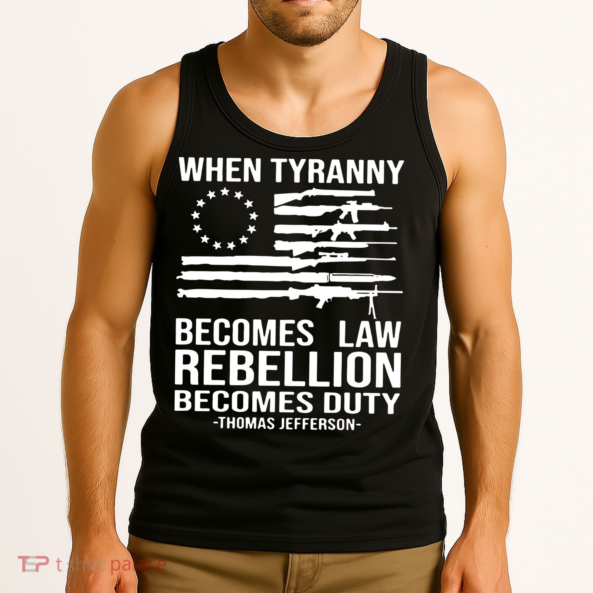 When Tyranny Becomes Law Rebellion Becomes Duty 1776 Tank Top