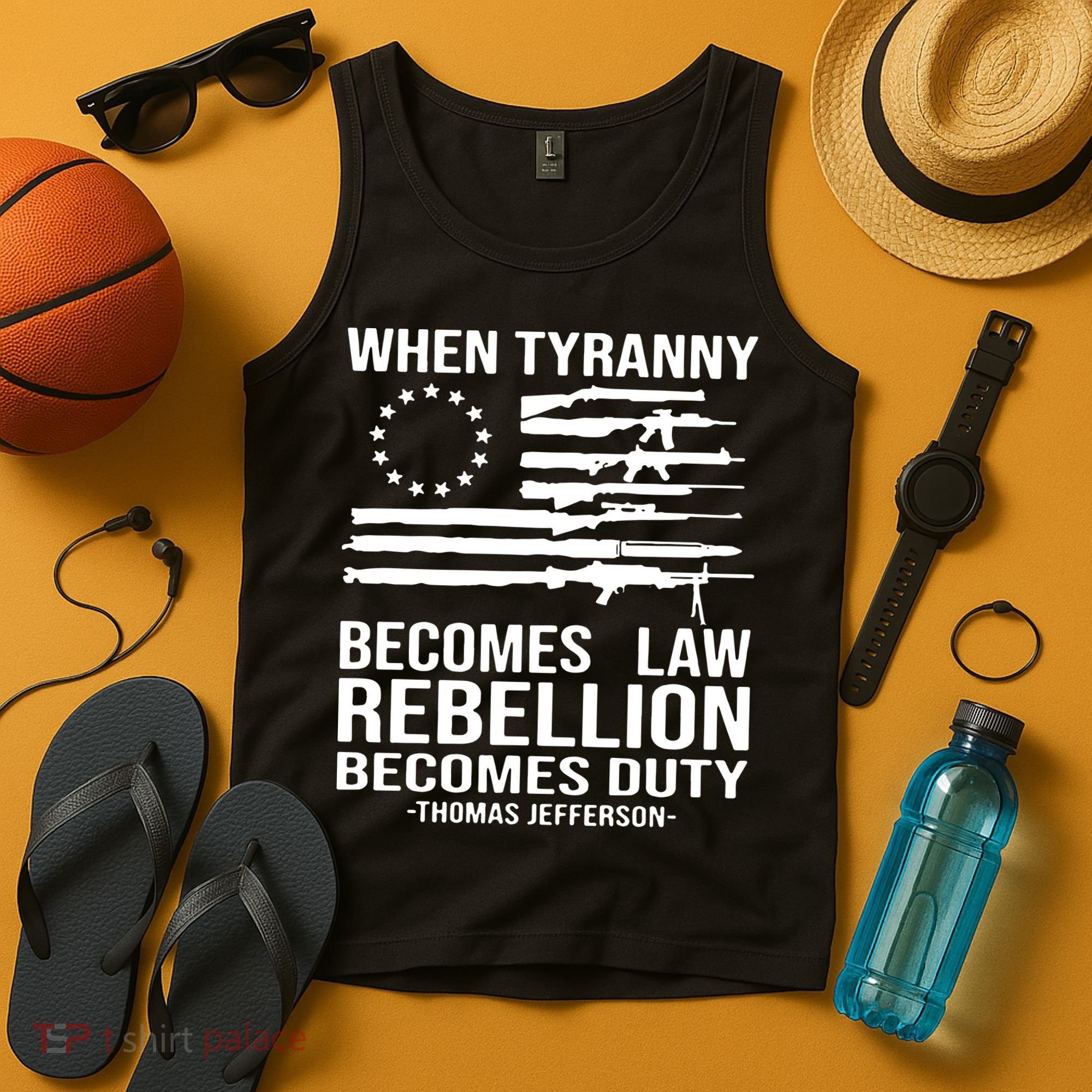 When Tyranny Becomes Law Rebellion Becomes Duty 1776 Tank Top