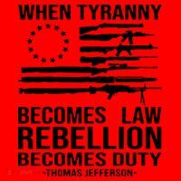 When Tyranny Becomes Law Rebellion Becomes Duty 1776 Santa Hat thumb 1